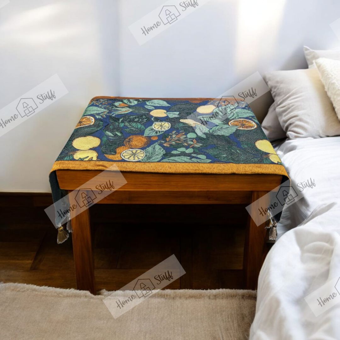 Floral Blossom Jacquard Nightstand Runners 3 Floral Blossom Jacquard Nightstand Runners 3