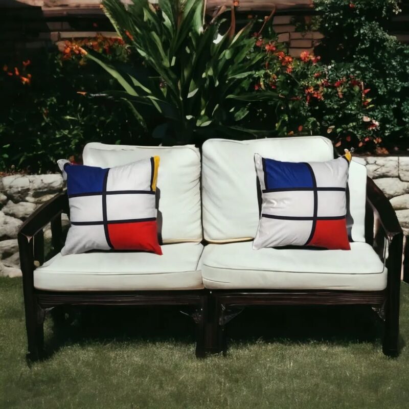 Grid Print Cushion Covers - Home Stuff