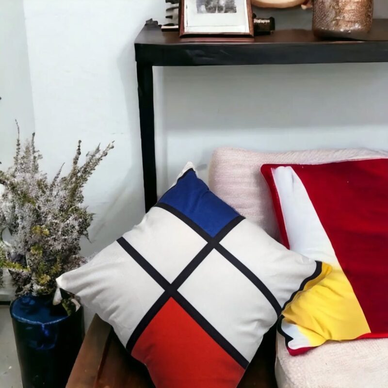 Grid Print Cushion Covers homestuffbd2