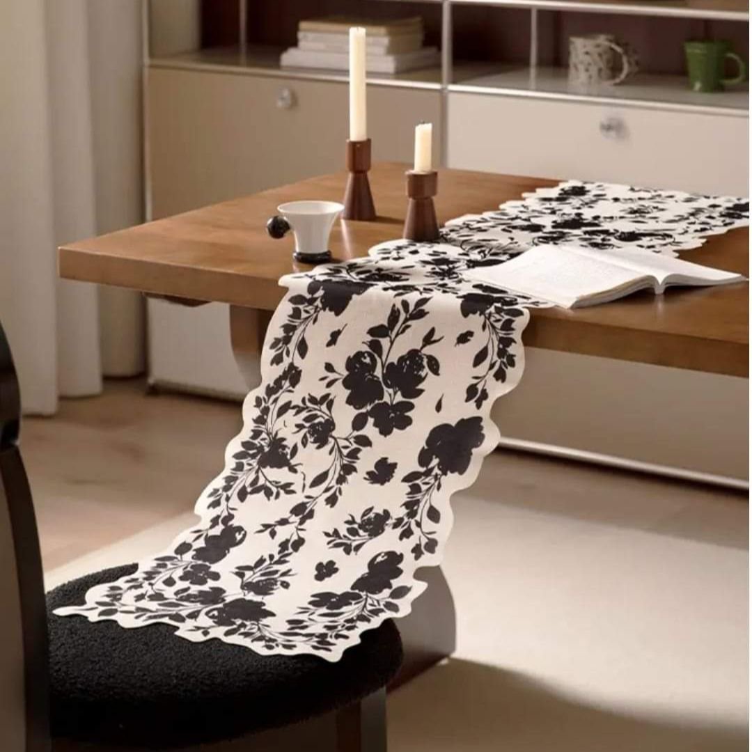 Minimalist Classic Floral Series Table Runner 6 Minimalist Classic Floral Series Table Runner 6
