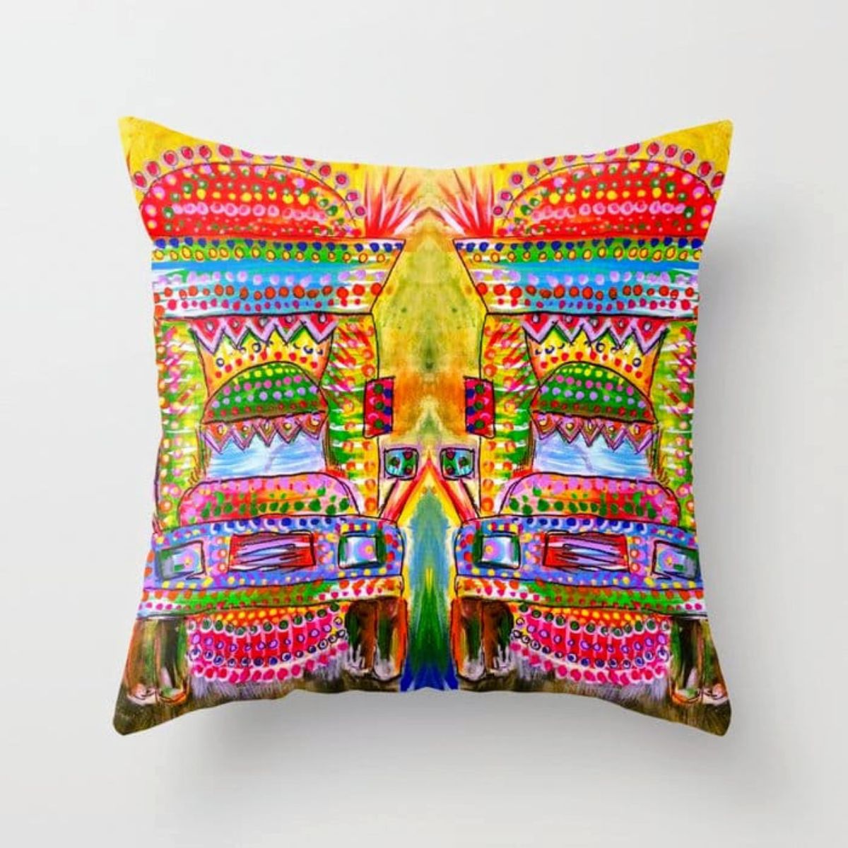 Ethnic Indian Style Inspired Cushion Cover 2 Ethnic Indian Style Inspired Cushion Cover 2