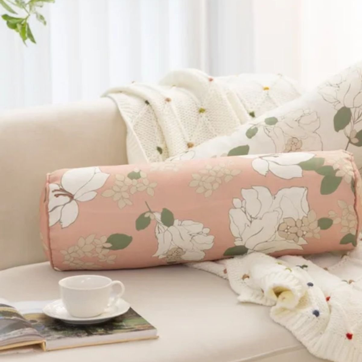 Plain Plant Floral Bolster Pillows 9 Plain Plant Floral Bolster Pillows 9