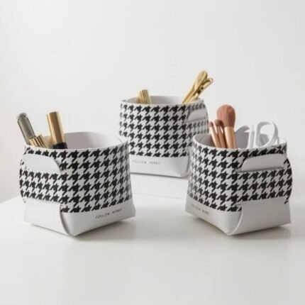 Small Swallow Grid Storage Basket 1