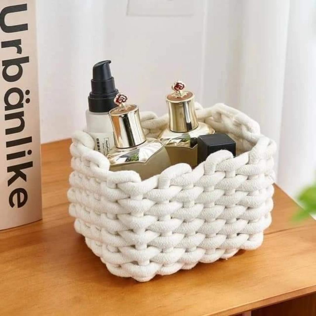 Cotton Rope Storage Baskets 10 Cotton Rope Storage Baskets 10