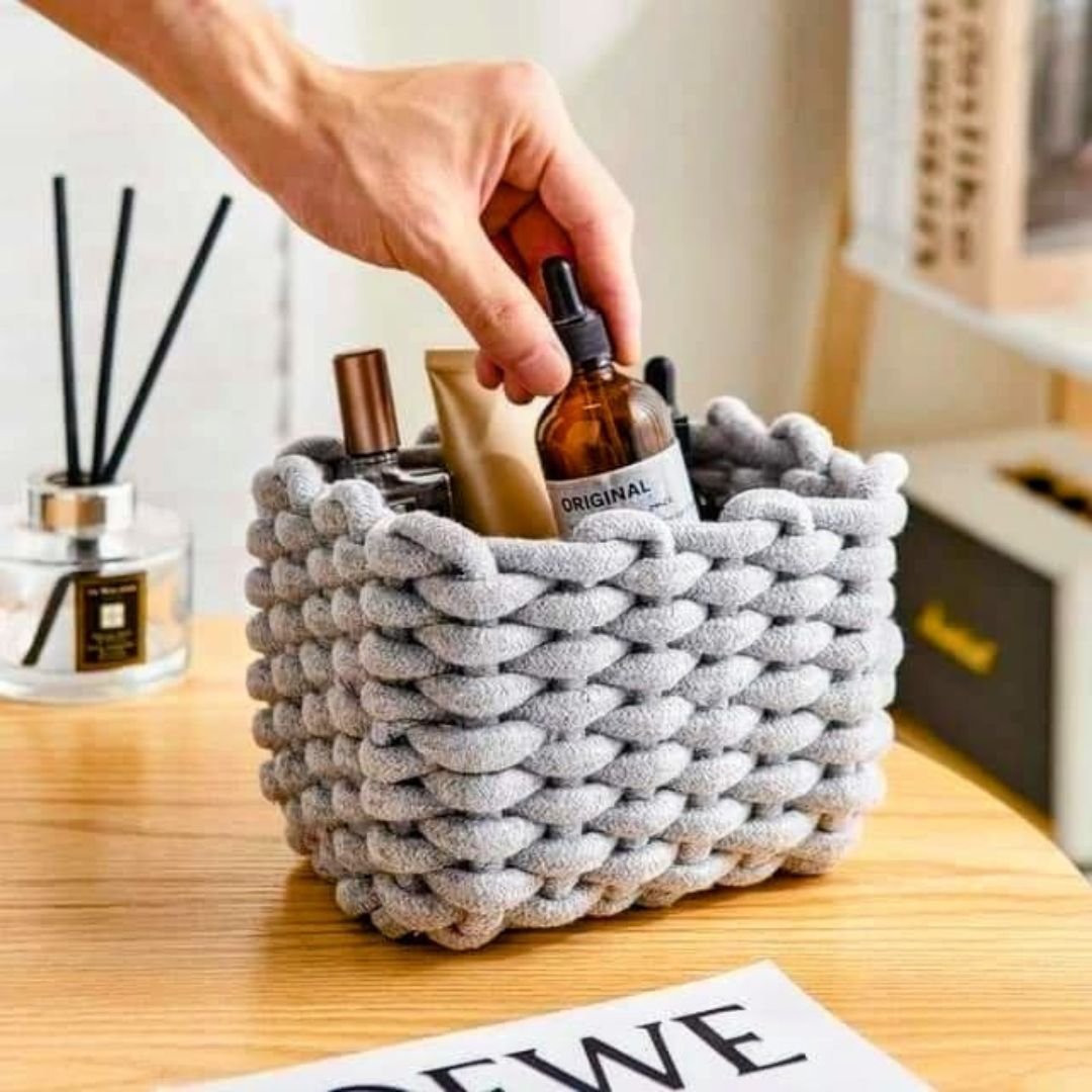 Cotton Rope Storage Baskets 11 Cotton Rope Storage Baskets 11
