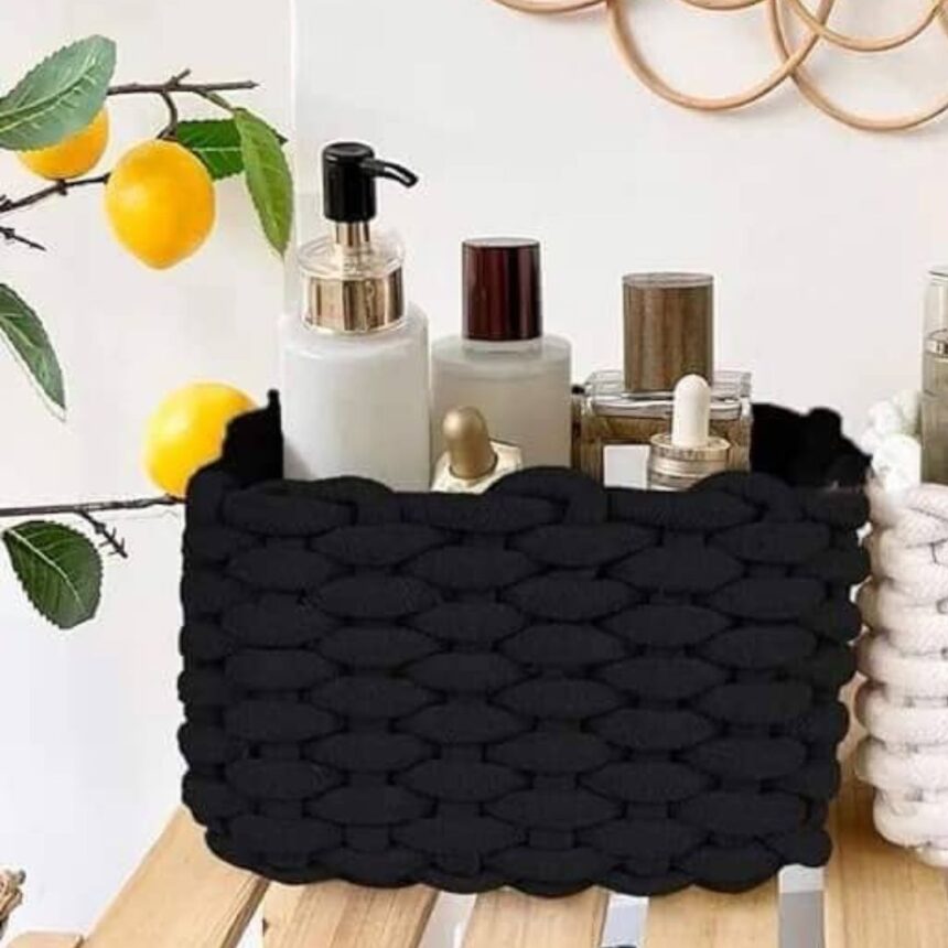 Purse Rope Storage Cotton Rope Storage Baskets - Home Stuff