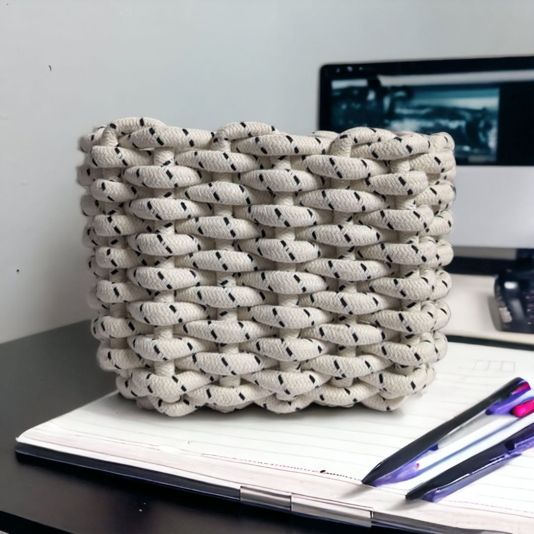 Cotton Rope Storage Baskets 7 Cotton Rope Storage Baskets 7