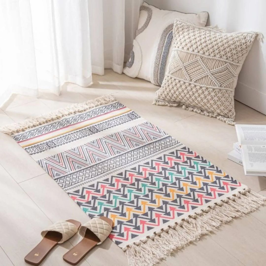 Cotton Thread Woven Rug Cotton Thread Woven Rug