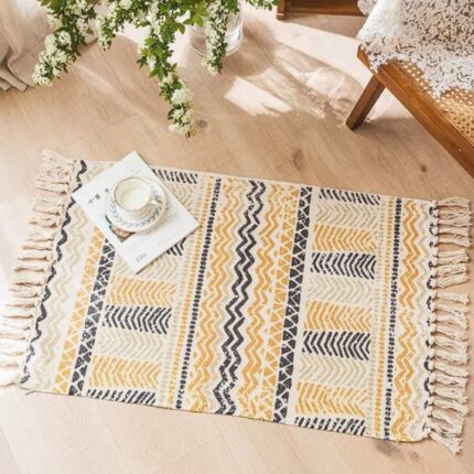 Cotton Thread Woven Rugs 1