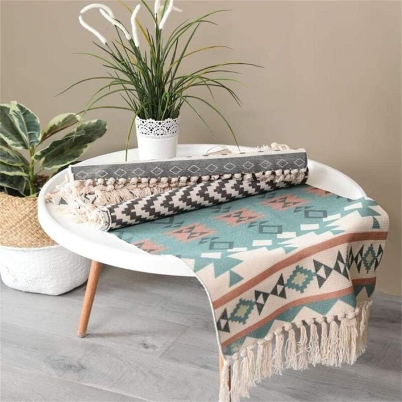 Woven Thread Rug Cotton Thread Woven Rugs - Home Stuff