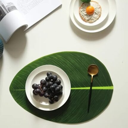 Life Like Waterproof Banana Leaf Placemats 1
