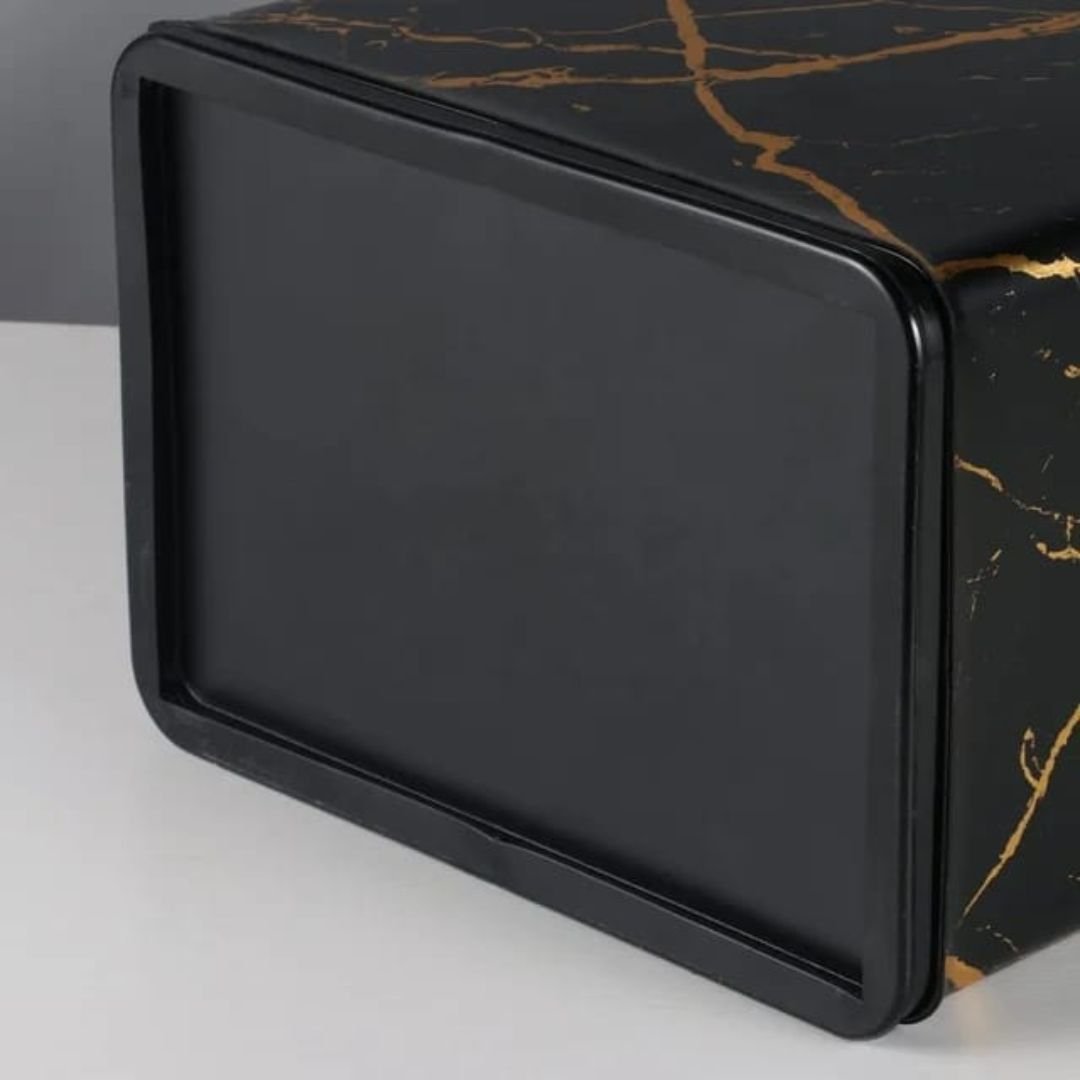 Rectangular Indoor Leather Wrapped Trash Cans 1 Rectangular Indoor Leather Wrapped Trash Cans 1