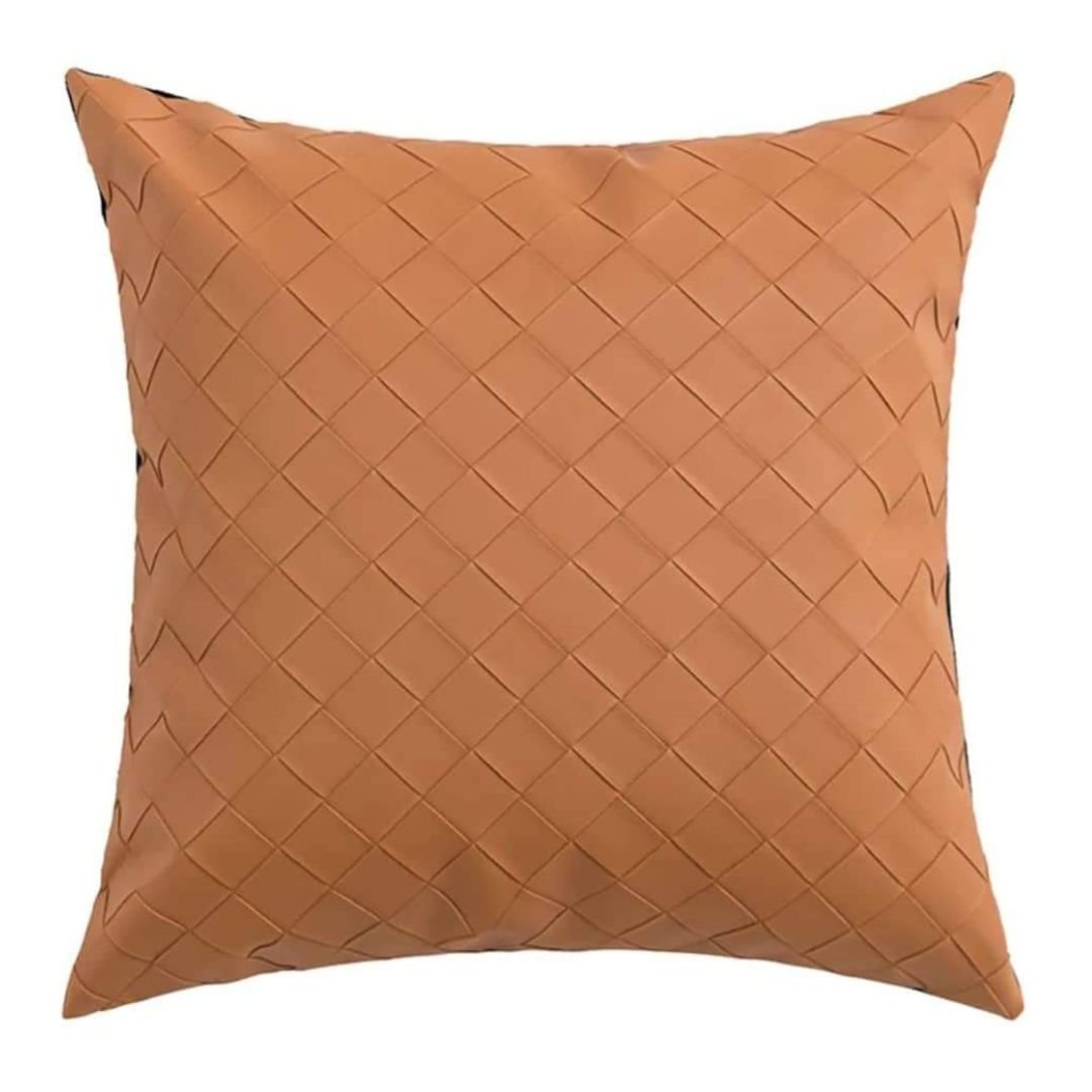 Woven Leather and Soft Velvet Cushion Covers 13 Woven Leather and Soft Velvet Cushion Covers 13
