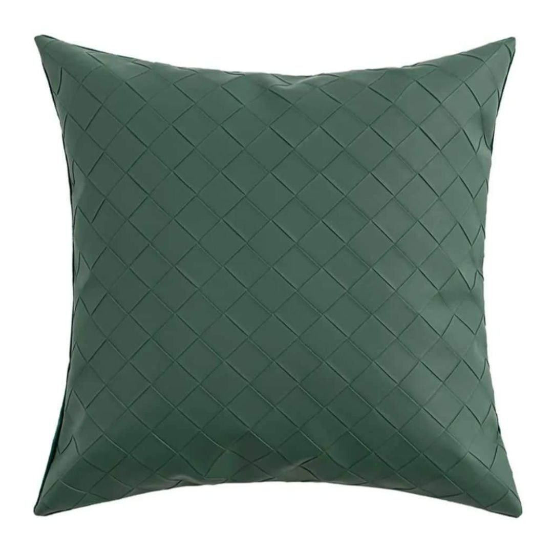 Woven Leather and Soft Velvet Cushion Covers 15 Woven Leather and Soft Velvet Cushion Covers 15