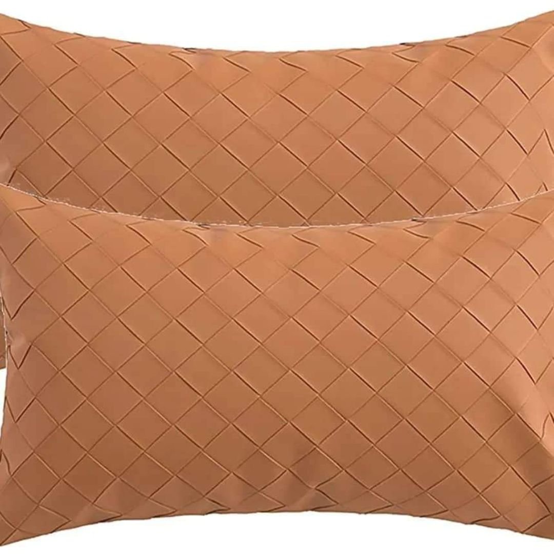 Woven Leather and Soft Velvet Cushion Covers 17 Woven Leather and Soft Velvet Cushion Covers 17