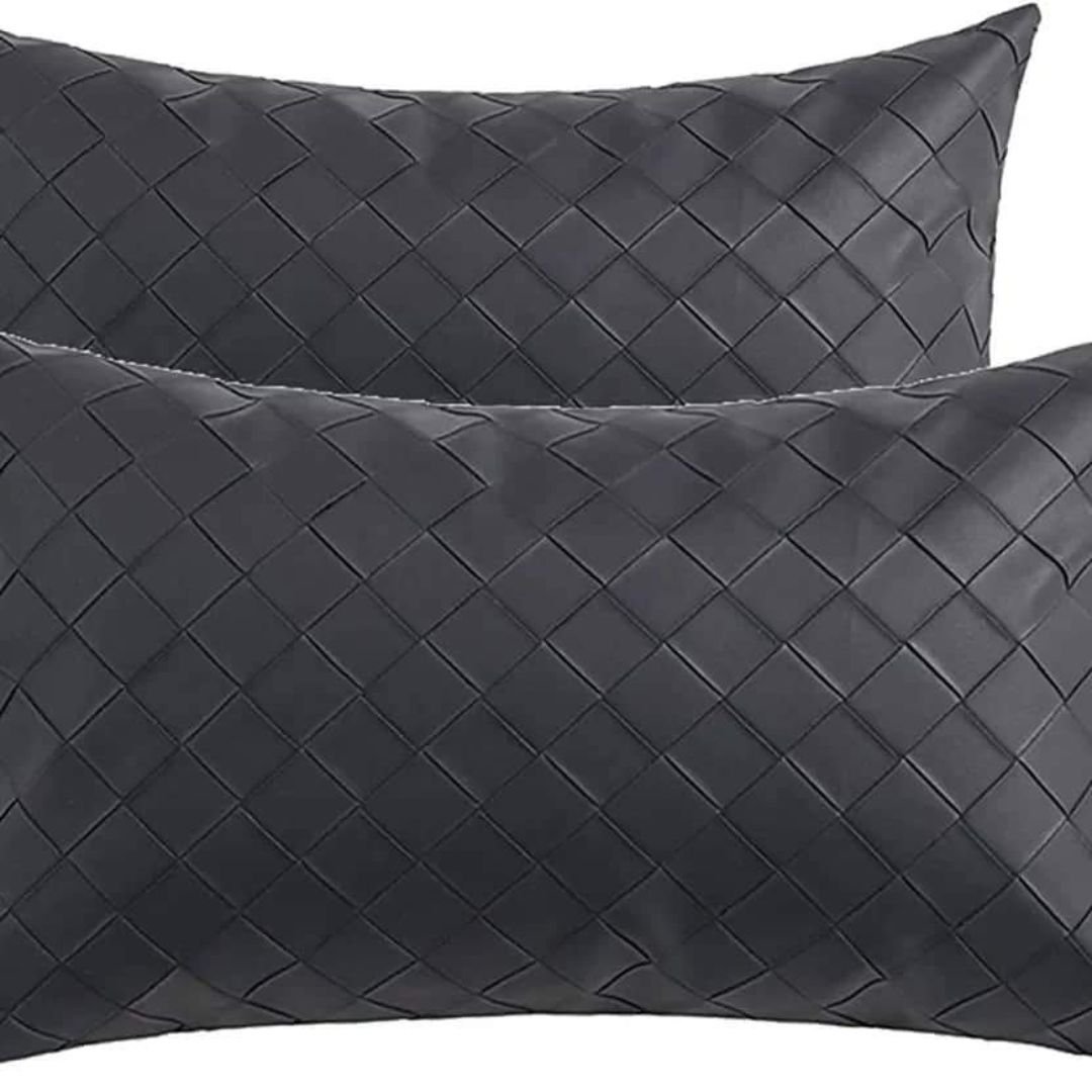 Woven Leather and Soft Velvet Cushion Covers 20 Woven Leather and Soft Velvet Cushion Covers 20