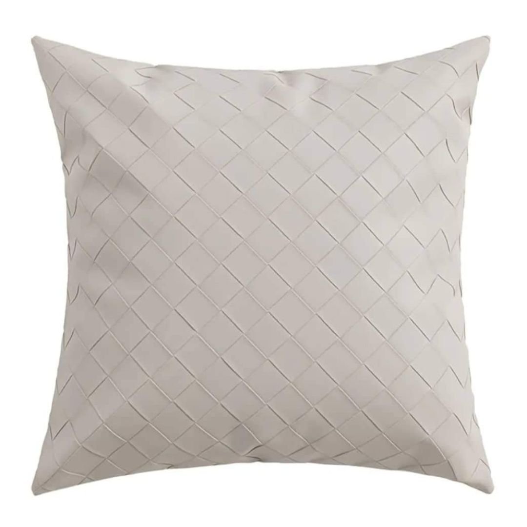 Woven Leather and Soft Velvet Cushion Covers 3 Woven Leather and Soft Velvet Cushion Covers 3