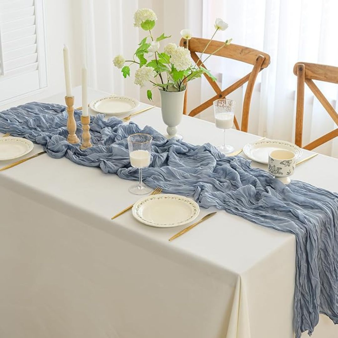 Cheesecloth Table Runner homestuffbd Cheesecloth Table Runner homestuffbd