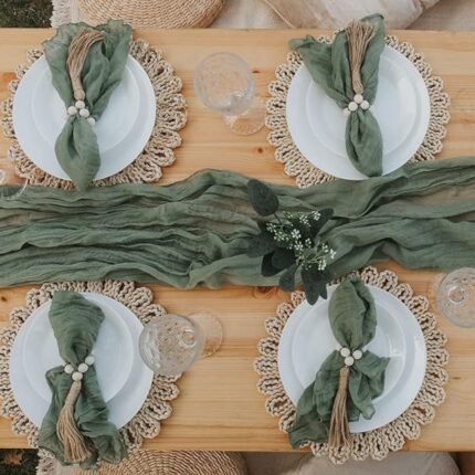 Cheesecloth Table Runner homestuffbd2