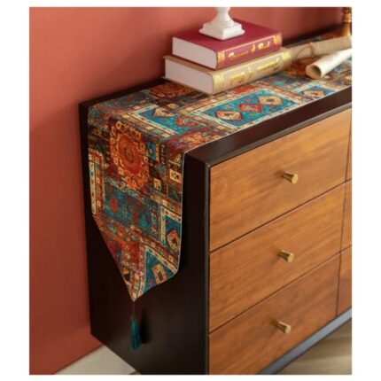 Moroccan Tiles Inspired CabinetTable Runner1
