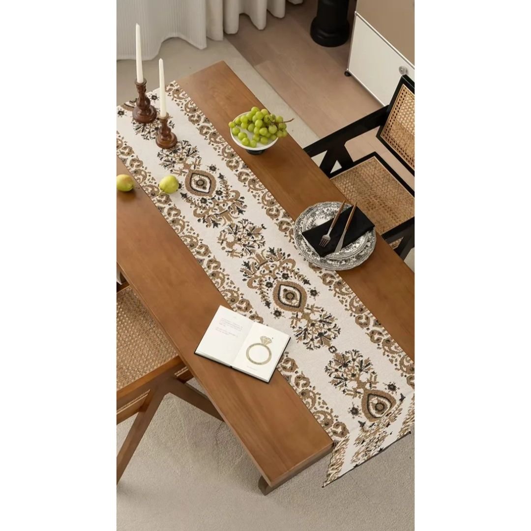 Reversible Yarn dyed Jacquard Table Runner homestuffbd 3 Reversible Yarn dyed Jacquard Table Runner homestuffbd 3