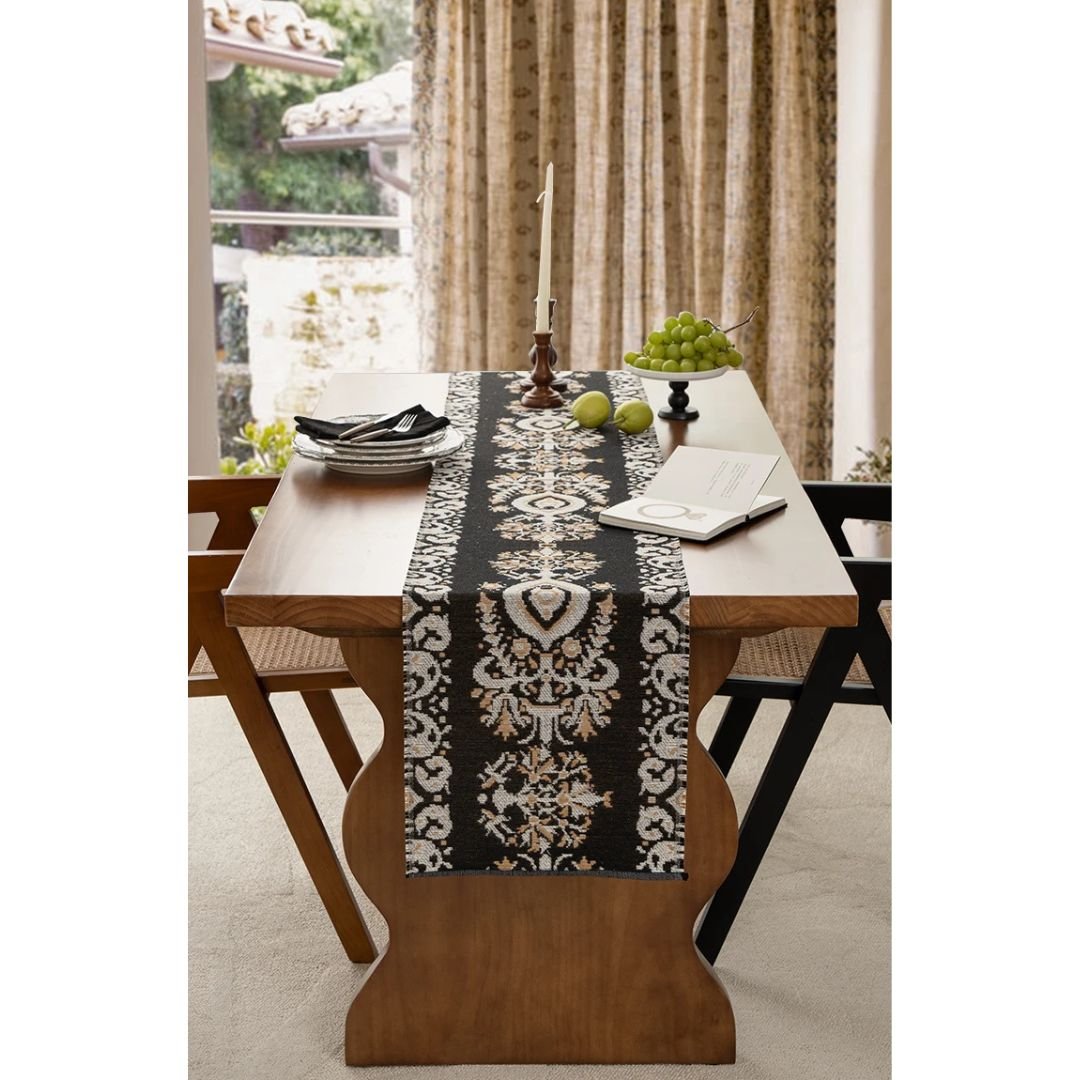 Reversible Yarn dyed Jacquard Table Runner homestuffbd1 Reversible Yarn dyed Jacquard Table Runner homestuffbd1