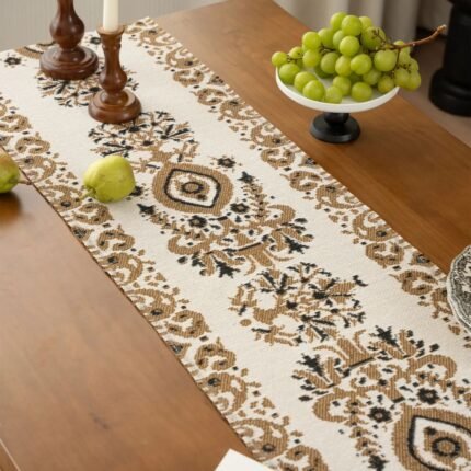 Reversible Yarn dyed Jacquard Table Runner homestuffbd4