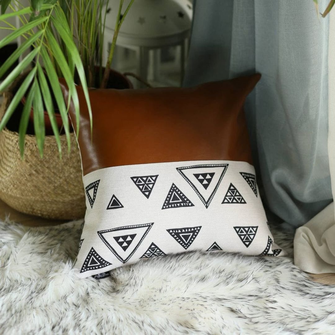 Chevron Decorative Leather Pillow Covers homestuffbd 3 Chevron Decorative Leather Pillow Covers homestuffbd 3