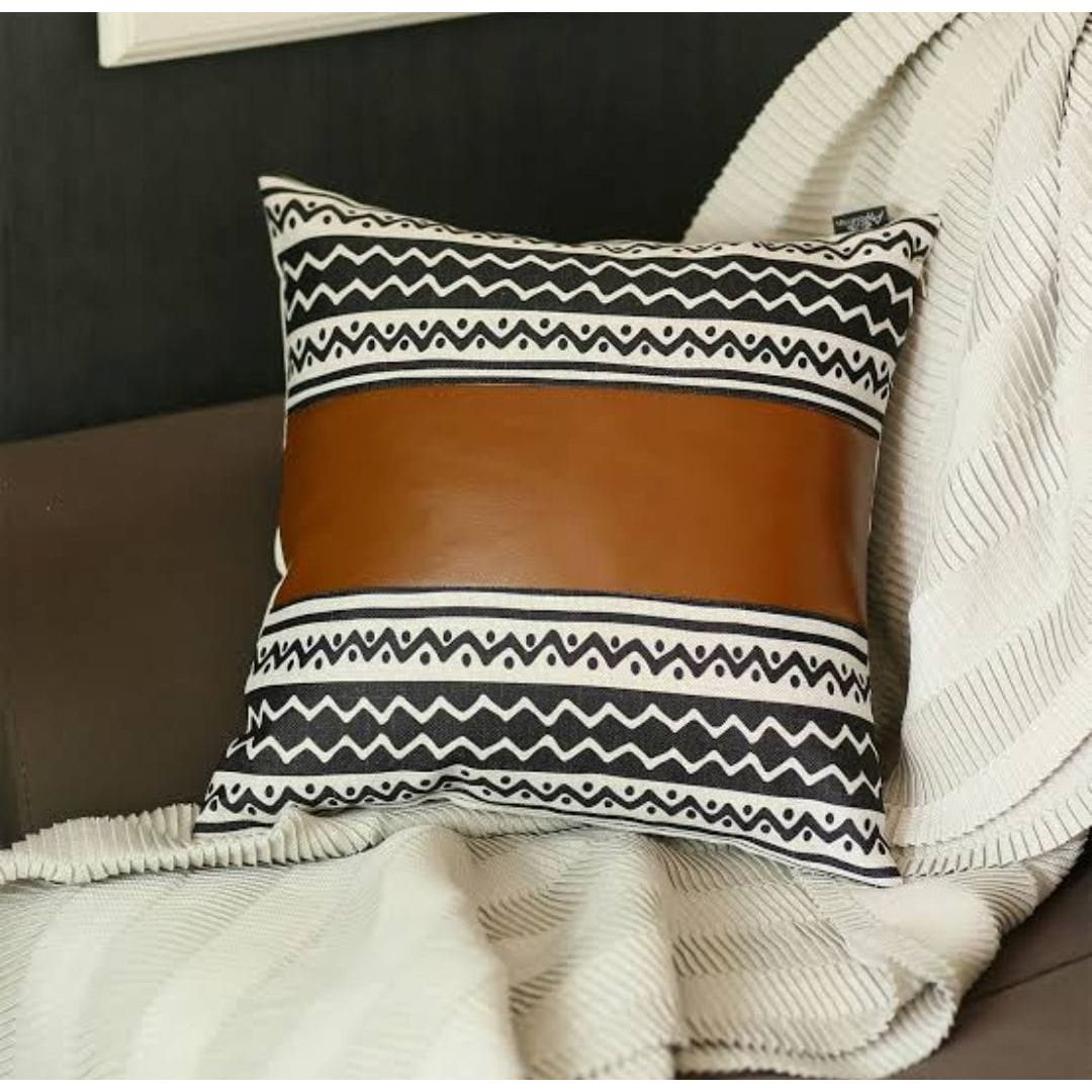 Chevron Decorative Leather Pillow Covers homestuffbd 4 Chevron Decorative Leather Pillow Covers homestuffbd 4