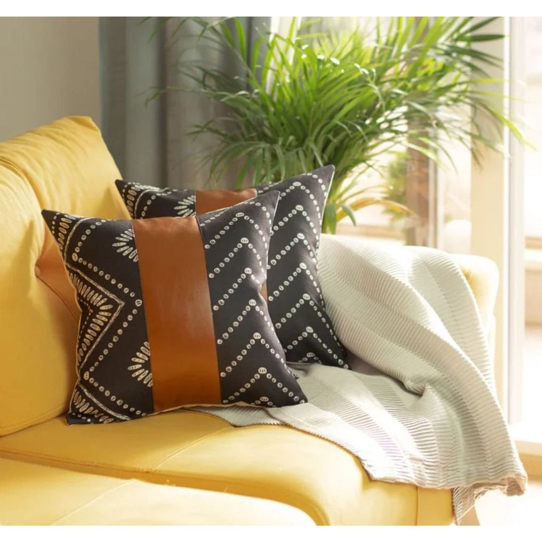 Chevron Decorative Leather Pillow Covers homestuffbd 5 Chevron Decorative Leather Pillow Covers homestuffbd 5