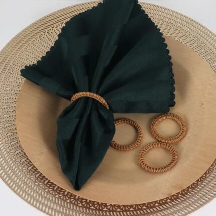 Rattan Wicker Napkin Rings homestuffbd