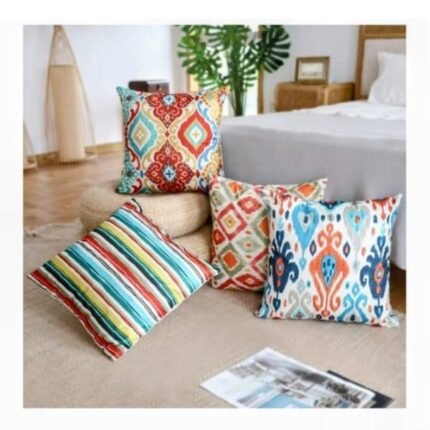 Vibrant Ikat Cushion Covers 1