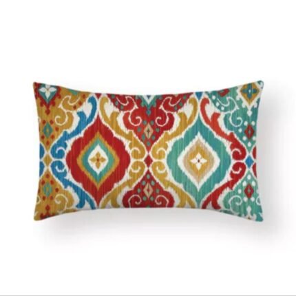 Vibrant Ikat Cushion Covers