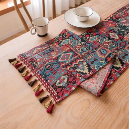 Bohemian Tribal Style Table Runner