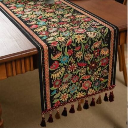 Enchanted Garden Jacquard Table Runner homestuffbd 2