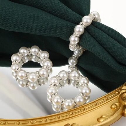 Rhinestone Napkin Rings