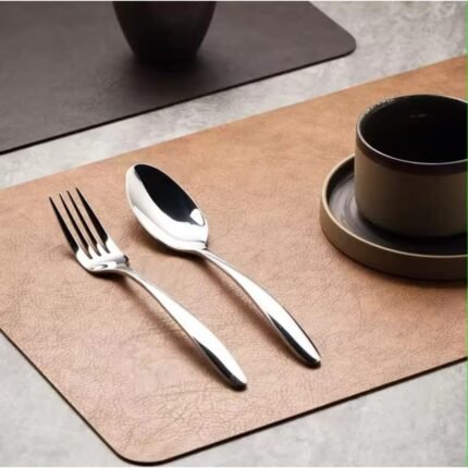 Waterproof Heat Resistant Classic Leather Placemats homestuffbd 4