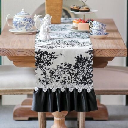 Floral Midnight Botanica Table Runner homestuffbd