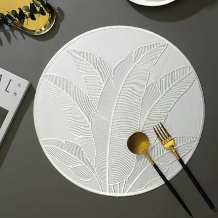 Homedecor Aurora Leaf PVC Placemats 2