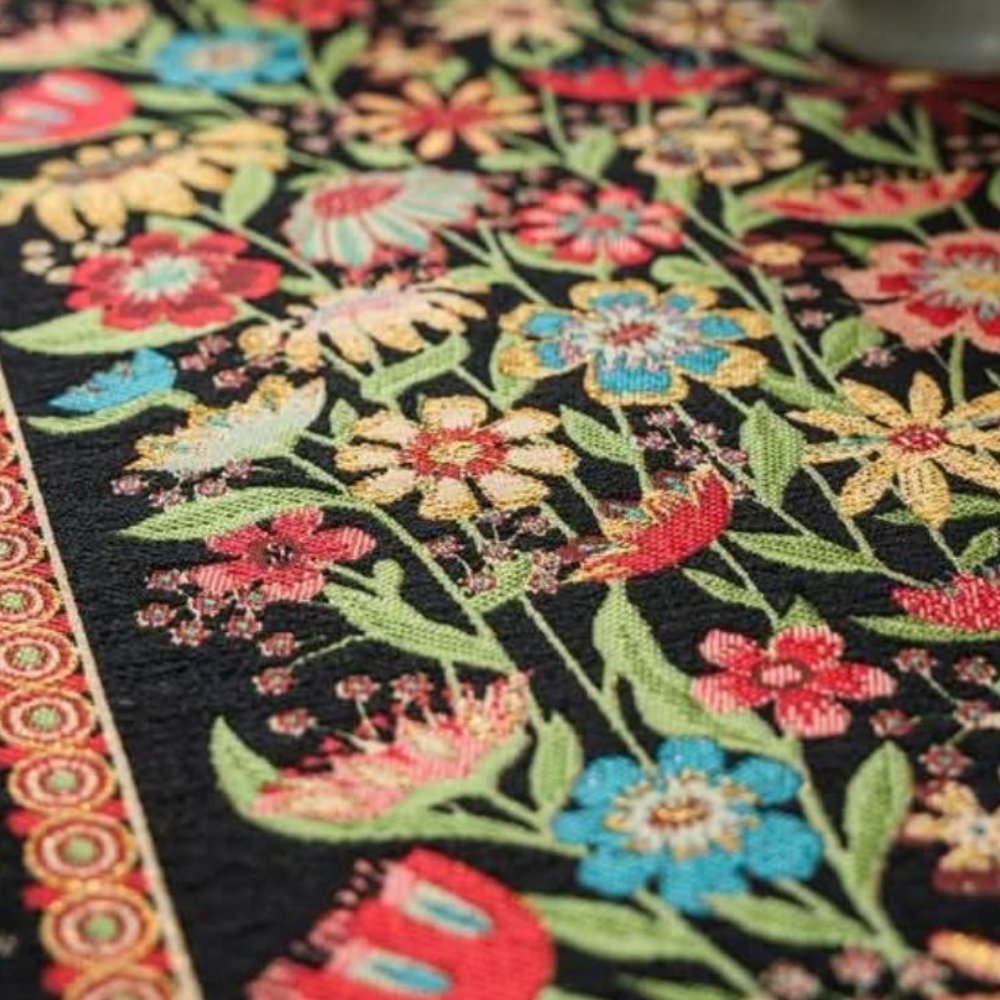 Homestuff Enchanted Garden Jacquard Table Placemats 1 Homestuff Enchanted Garden Jacquard Table Placemats 1