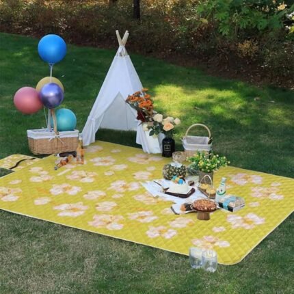 Homestuff moisture proof outdoor picnic beach mat 7