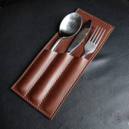 Homestuff Dine Feast Leather Cutlery Holders 5