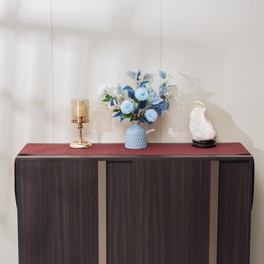 Waterproof & Heat resistant PVC Table Runner homestuffbdMaroon1 Waterproof & Heat resistant PVC Table Runner homestuffbdMaroon1