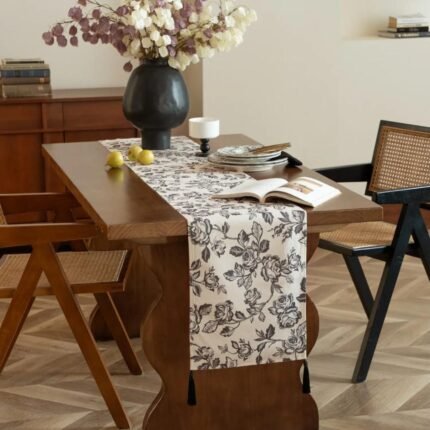 Homestuff Ink wash Roses Table Runner 2