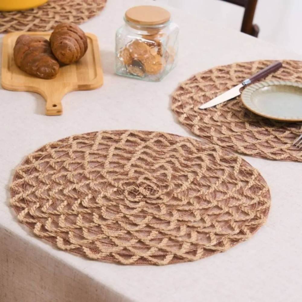 Homestuff Rustweave burlap placemats 4 Homestuff Rustweave burlap placemats 4