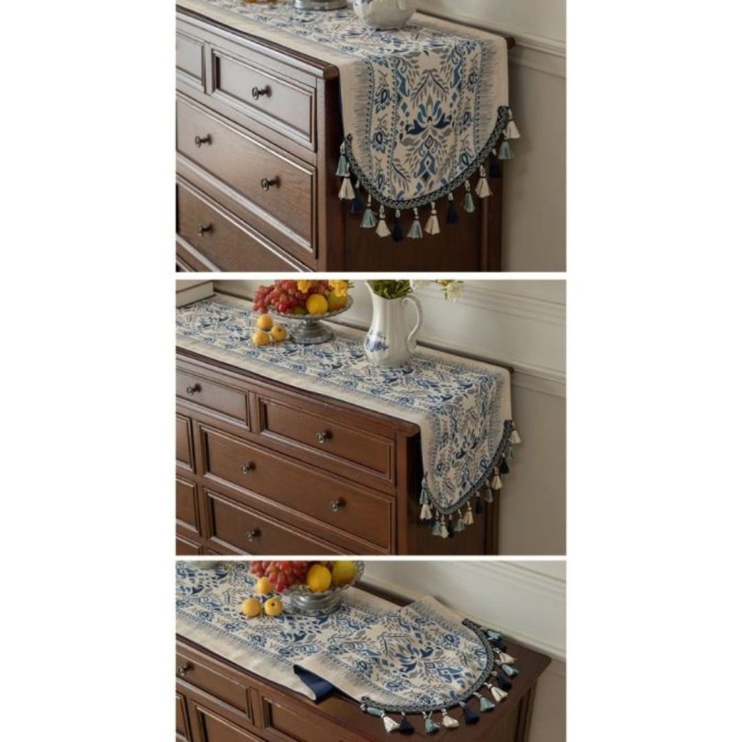 Retro Crownfall Cabinet Table Bed Runner homestuffbd15 Retro Crownfall Cabinet Table Bed Runner homestuffbd15