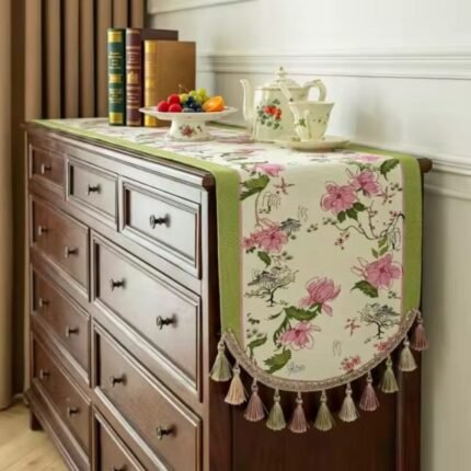 Retro Crownfall Cabinet Table Bed Runner homestuffbd27