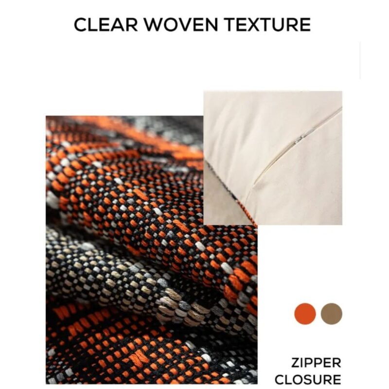 Earthen Weave Kilim Inspired Cushion Cover homestuffbd