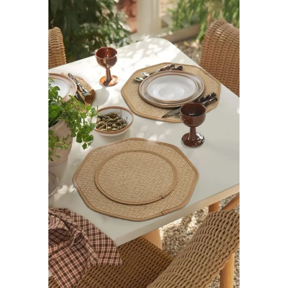 Homestuff Double Deck Octagon Placemats 8 Homestuff Double Deck Octagon Placemats 8