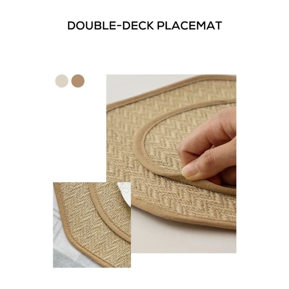 Homestuff Double Deck Octagon Placemats 9 Homestuff Double Deck Octagon Placemats 9